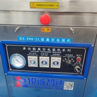 Penjualan Langsung Pabrik RuiCheng Mesin Vacuum Sealer Semi-Otomatis Listrik Tipe 500 untuk Daging Sapi Stainless Steel Kapasitas Tinggi 150kg/jam