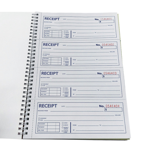 Carnet de reçus personnalisé en papier kraft écologique avec options de 1/2/3 exemplaires, formats A5/A4/A6, impression sur mesure - Product Image 5