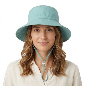 Sombrero de Playa Unisex de Verano con Diseño de Personajes, 100% Algodón, Protección UV, Estilo Casual para Adultos, con Lentejuelas y Ojales Impresos Digitalmente - Product Image 1