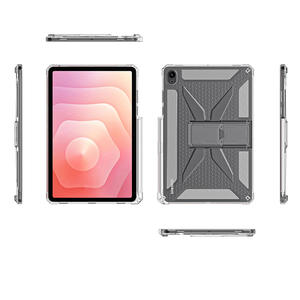 Funda de soporte transparente para <span class=keywords><strong>Samsung</strong></span> Galaxy Tab S11 11,0 "con soporte para bolígrafo, soporte, Fundas protectoras ligeras de TPU suave a prueba de golpes - Product Image 4