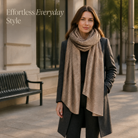 Écharpe longue et large en cachemire 100 % pour femme, unie, texturée, douce et chaude, idéale pour l'automne et l'hiver, usage quotidien