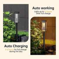 Lampes solaires de jardin, éclairage extérieur étanche pour cours et pelouses, ampoules tungstène, éclairage paysager pour allées, lampes solaires au sol – Approvisionnement direct usine