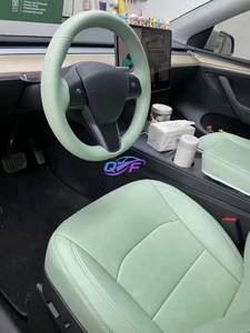 Alta qualità per <span class=keywords><strong>Tesla</strong></span> modello 3 modello <span class=keywords><strong>Y</strong></span> 2022 2023 2024 2025 in pelle Napa misura personalizzata coprisedile auto Set completo - Product Image 2