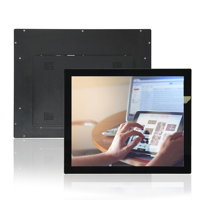Customization Wholesale 19 Inch Ture Flat Rugged Panel Waterproof Capacitive Lcd Display Screen  with Usb Vga Screen Industrial Monitor