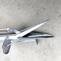 Semoir manuel portable en acier galvanisé pour graines de cacahuètes, de maïs et de soja