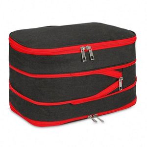 Sac de rangement pliable pour vêtements, grande capacité, imperméable, avec double fermeture éclair, certifié BSCI, sac de voyage compressible - Product Image 3