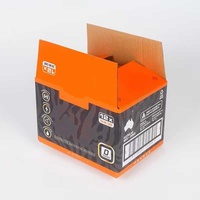 Caja de Cartón Corrugado Plegable Reciclada Personalizada, Caja de Envío con Laminado Mate, Relieve y Forro de Esponja para Productos Electrónicos