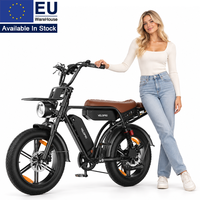 Vélo électrique M9 Scrambler 250W 48V 35Ah Double batterie 130 km d'autonomie 60 Nm Freins à disque hydrauliques EN15194 7 vitesses