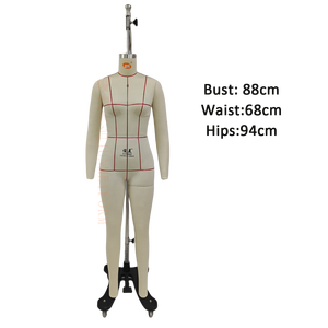 <span class=keywords><strong>Mannequin</strong></span> de <span class=keywords><strong>couture</strong></span> femme en fibre de verre, taille 4, pour présentation de vêtements e-commerce transfrontalier, avec jambe pour drapage et modélisation - Product Image 1