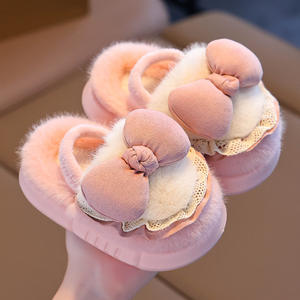 Winter Classic Closed Toe Anti-slip Soft Sole Breathable Odor-Proof Warm Insulated <b>Home</b>-Use Cotton <b>Slippers</b> - Product Image 6