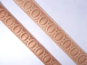 Adorno de madera de huevo tallado a mano de <span class=keywords><strong>haya</strong></span> maciza, tallado de madera moderno para decoración de techo interior, construcción contemporánea, bienes raíces - Product Image 4