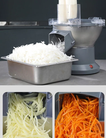 110 V 60 HZ/220 V 50 HZ Multifunctionele verstelbare dikte groente-uien snijmachine, snijder, schaafmachine, fruitsnijder