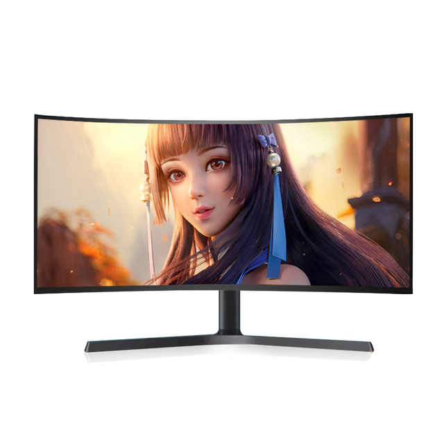 34-inch UWQHD 4K Curved Ultrawide Hairtail Screen 100Hz Designer Gaming E-sports Business Office Desktop Computer LCD Monitor