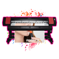 Imprimante numérique à jet d'encre éco-solvant Zoomjet 1.3m 1.6m 1.8m 2.5m 3.2m pour toile et vinyle avec tête Xp600 Dx5