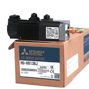 Moteur servo AC Mitsubishi HG-KR13BJ, cadre de 130 mm, couple de 0,32 Nm, 3000 tr/min, triphasé, arbre rond - Product Image 1