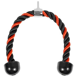 Cuerda de tracción doble YX para bíceps y tríceps <span class=keywords><strong>con</strong></span> mosquetón, máquina de nailon para bíceps, equipo de gimnasio comercial, bandas para bíceps - Product Image 6