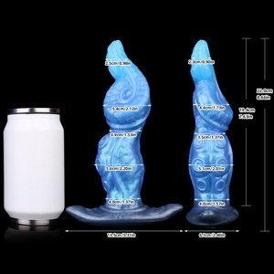YOCY Tapón Anal de Silicona con Forma de Tentáculo Largo para Uso Prolongado, Dildo Anal de Tentáculo Monstruoso para Entrenamiento, Vibrador Masajeador de Próstata - Product Image 2