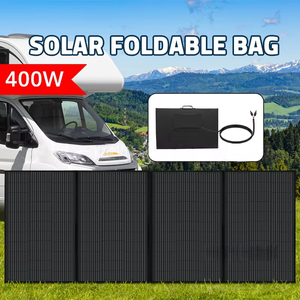 กระเป๋าพลังงานแสงอาทิตย์แบบพับได้ขนาด 200W 400W 450W สำหรับจ่ายไฟเริ่มต้นรถบ้าน/เรือยอชท์  แบตเตอรี่สำรองและสถานีพลังงาน - Product Image 3