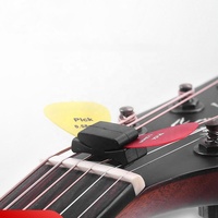 Support de médiator en caoutchouc noir pour guitare ukulélé Fix sur la poupée fermement supports pour guitare basse accessoires de guitare mignons