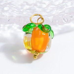 Colgantes con forma de fruta, dijes de acero inoxidable para hacer joyas, accesorios DIY, regalo unisex, piña, fresa, sandía - Product Image 4