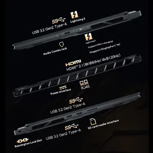 Nuovissimo per <span class=keywords><strong>MSI</strong></span> Titan 18 Ultra AI 2025 PC per <span class=keywords><strong>Computer</strong></span> RTX5080-16G 64G 6T SSD 18 pollici 4K RGB laptop da gioco - Product Image 6