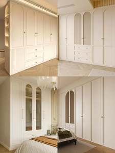 Affordable Factory Direct Modern Wooden Wardrobe Design <b>Complete</b> <b>Set</b> Wholesale Furniture Manufacturer - Product Image 6