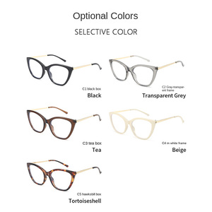 Montures de lunettes <span class=keywords><strong>papillon</strong></span> tendance pour femmes avec protection UV400 pour la lecture, style ordinateur, lunettes anti-lumière bleue - Product Image 4