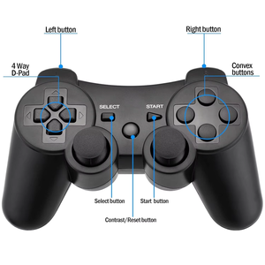 Console de jeu TV 64 Go avec 30001-40000 jeux intégrés, manette sans fil, prise en charge multijoueur, extension TF 256 Go, noir - Product Image 4
