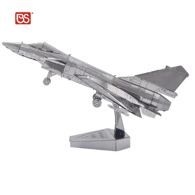 BS Scale 1:150 Fighter-10 Helicopter Airplane Model Aircraft Military Assembly 3D DIY IQ Metal Jigsaw Puzzle Jet Diecast