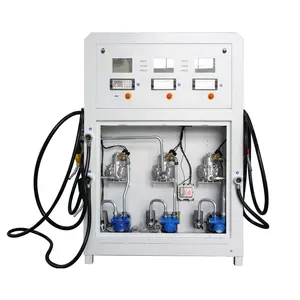 Bluesky Hot Selling 3000L 3Hoses Mobile Mini Fuel Station Container WIth three Comparement For Price In Philippine