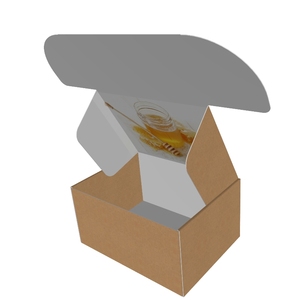 Caja de Cartón Corrugado para Envíos de Miel, Impresa a Color y Personalizada, Material de Papel Resistente, Reciclable, para Envasado de Alimentos, Bebidas, <span class=keywords><strong>Cerveza</strong></span> y Productos Artesanales - Product Image 5