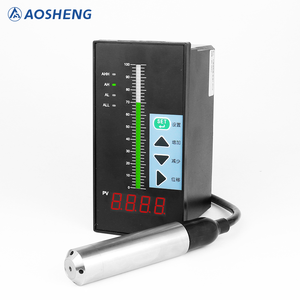 AOSHENG 고정밀 0.5% FS 금속 수중 레벨 트랜스미터 IP68 보호 4-20mA 출력 물탱크 액체 레벨 - Product Image 6