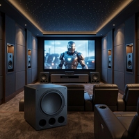 Subwoofer Metal DSP Profesional Sistem Subwoofer Kustom Berdaya Tinggi dan Berkinerja Tinggi Penawaran Harga Subwoofer Home Theater
