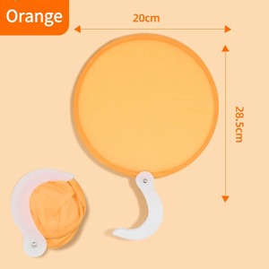 Abanico plegable promocional al por mayor, abanico de poliéster circular plegable con logotipo personalizado, promoción, <span class=keywords><strong>regalos</strong></span> <span class=keywords><strong>publicitarios</strong></span> - Product Image 5