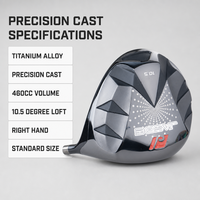 Cabeza de Driver de Golf Jasde 460CC de Titanio Fundido 10.5 OEM con Logotipo Personalizado, Venta al por Mayor Directa de Fábrica, Proveedor de Cabezas de Palos de Golf