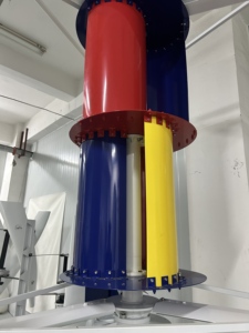 Kit Eólico de Eje Vertical de 5000W para Conexión a Red con PMG de CA Trifásico, Aspas de 3.2m y Cubo para Uso Doméstico FH3.6, Salida de Potencia de 5000W, Genera Energía - Product Image 1