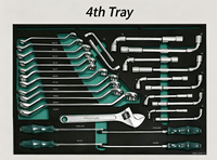 Kit d'outils en mousse EVA 368 pièces - Ensemble d'outils mécaniques tout-en-un avec douilles, clés, tournevis et pinces pour l'automobile, la maison et l'atelier