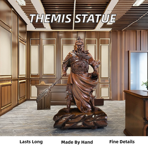 Escultura de diosa de bronce Themis para <span class=keywords><strong>oficina</strong></span> de <span class=keywords><strong>abogado</strong></span> Equidad judicial Equilibrio legal Obra de Arte de resina para Navidad Halloween Anime - Product Image 2