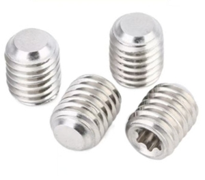 Máquina de apriete de extremo plano de flor de ciruelo de acero inoxidable M5 tornillo sin cabeza Torx - Product Image 3