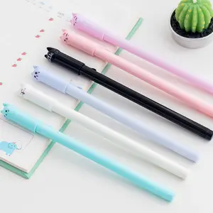 Made in China Super Cheap Cartoon Pen School Supplies Promotional Activities Pen Custom Logo Styles Factory Cat Gel Pen