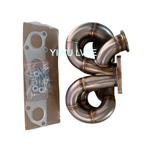 Colector de Escape Turbo T3 Serie K FG2 FA5 de Acero Inoxidable SS304 Listo para Enviar para Honda Civic Si <span class=keywords><strong>8</strong></span>.ª Generación 06-11, Intercambio de Motor Honda K, K20, K24, T3 Ramhorn - Product Image 4