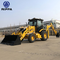 Livraison Gratuite Rétrocaveuse Excavatrice Chargeuse Tracteur Neuve, Mini Rétrocaveuse JCB 4x4 sur Roues