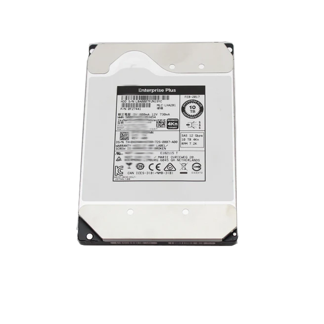 400-AVUP 10TB SAS 12Gb/s 3.5inch HDD Server Hard Drive
