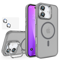Étui de téléphone de haute qualité, électroplaqué, magnétique, protection intégrale à 360°, TPU+PC, design simple et tendance, compatible avec les modèles 17/16/15/14/13 Pro Max