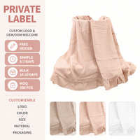 Couverture plissée et froissée en tricot, style japonais, polyester/coton, douce pour la peau, lavable en machine, légère, pour le voyage