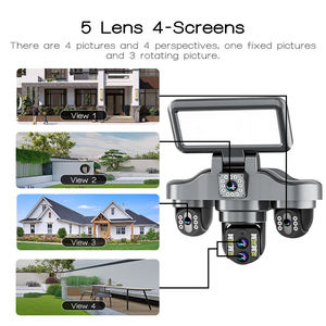 Cámara de Seguridad <span class=keywords><strong>V380</strong></span> <span class=keywords><strong>Pro</strong></span> 16000MAH con Cinco Lentes, Zoom Óptico 10X, 20MP, Luz LED Solar para Exteriores, CCTV <span class=keywords><strong>IP</strong></span>, Tarjeta SIM 4G, Wifi - Product Image 4