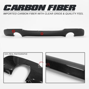Embellecedor para labio trasero de fibra de carbono, embellecedor para BMW E90 335i m-tech - Product Image 3