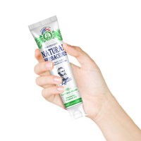 Fabricant Vente en gros de dentifrice végétal naturel à base de plantes Pâte blanchissante anti-carie Nettoyage en profondeur à la menthe Parfum de thé vert