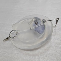 124mm disque de pêche à la traîne plongeur profond Paravan Downrigger raboteuse