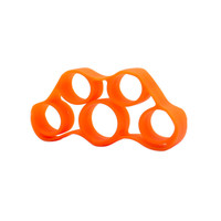 Entrenador de Fuerza de Agarre de Mano de Silicona Ajustable y Portátil para Ejercicios de Fitness, Estirador de Dedos, Set de Agarre